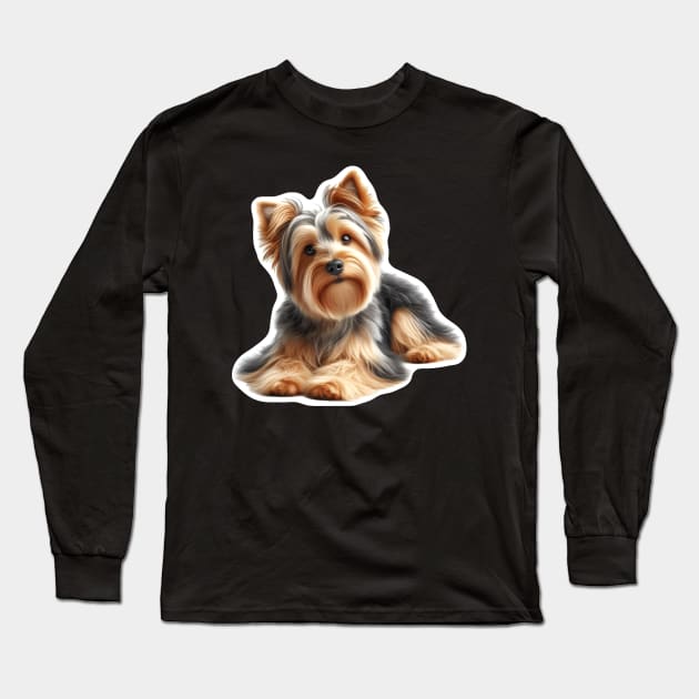 Australian Terrier Long Sleeve T-Shirt by millersye